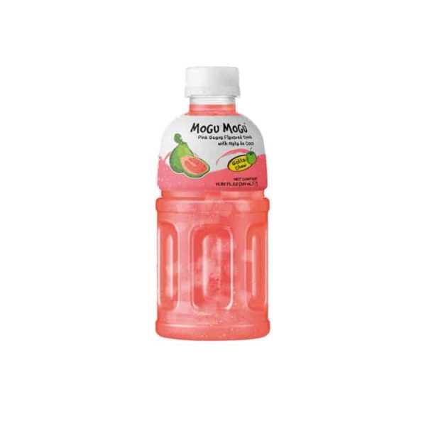 Mogu Mogu Pink Guava Drink 320ML (BOGOF)