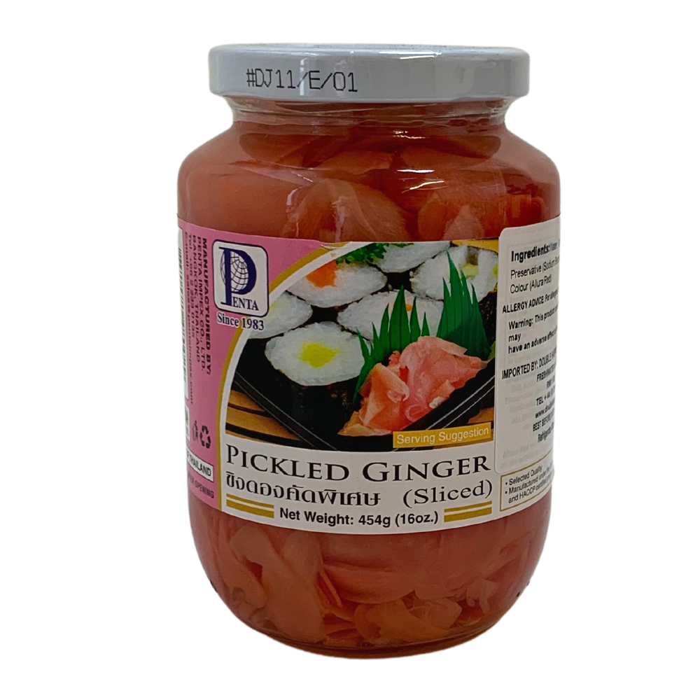 Penta Pink Sliced Pickled Ginger