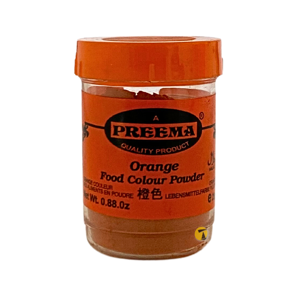 Preema Deep Orange Food Colour Powder