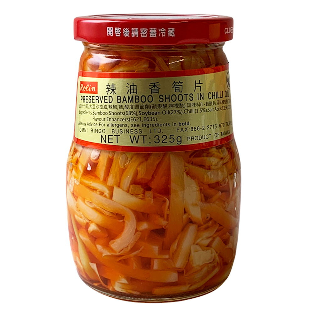 Rolin Preserved Bamboo Shoots in Chilli Oil