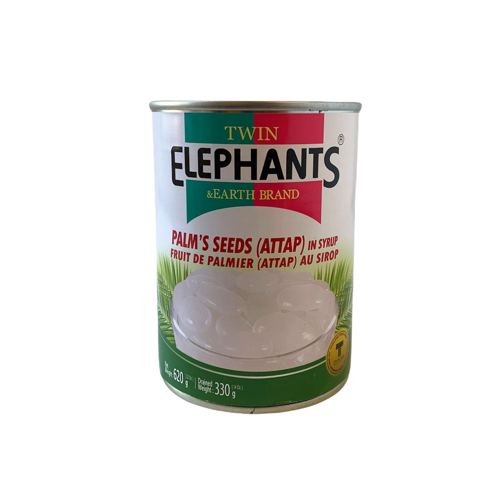 Twin Elephants Palm Seeds Attap In Syrup 330g