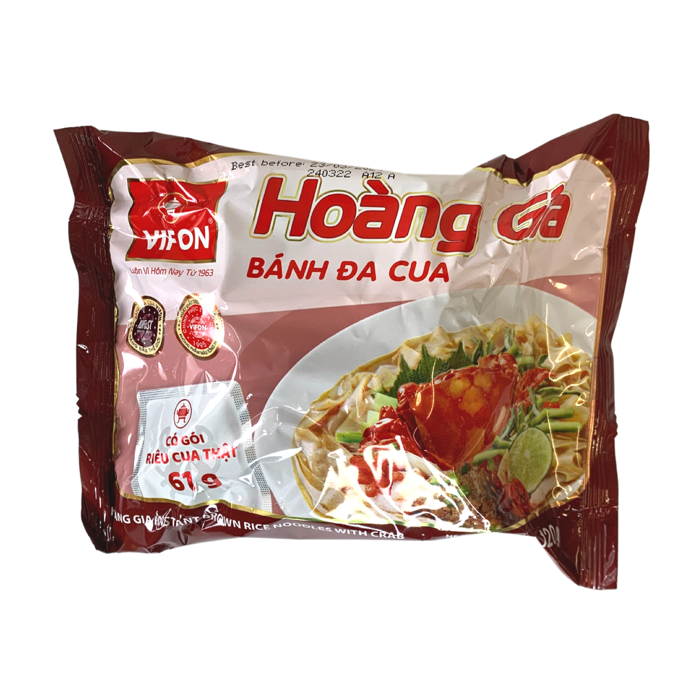 Vifon Hoang Gia Instant Brown Rice Noodles with Crab