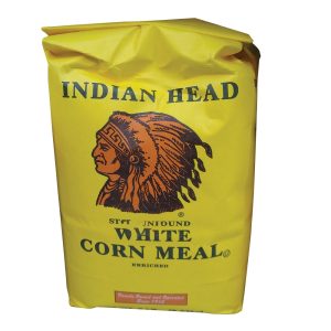Indian head white corn meal